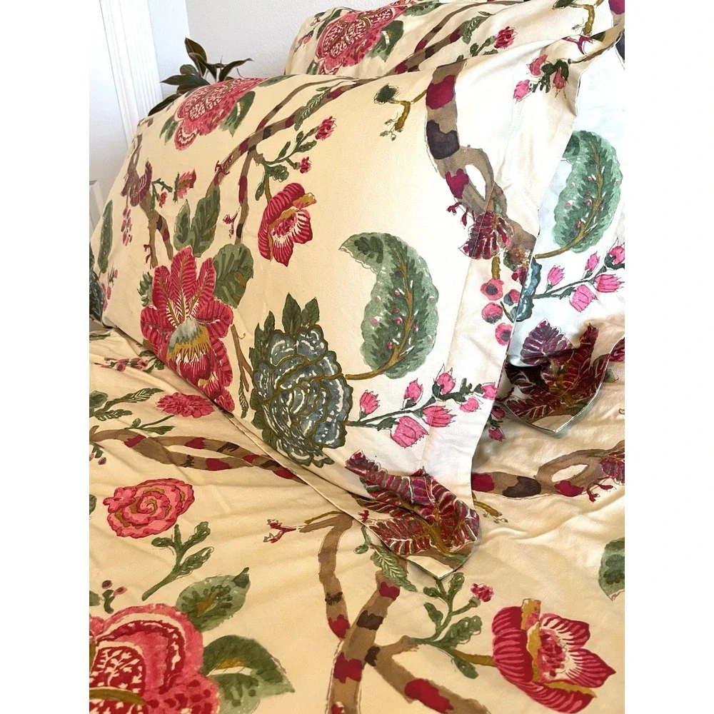 Ralph Lauren Teagan Floral King‎ Comforter Set w 2 Shams Cottage